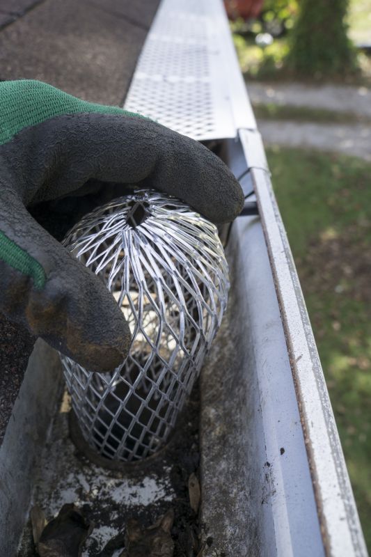Gutter Cover on a Residential Home